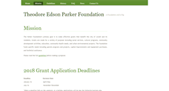 Desktop Screenshot of parkerfoundation.gmafoundations.com